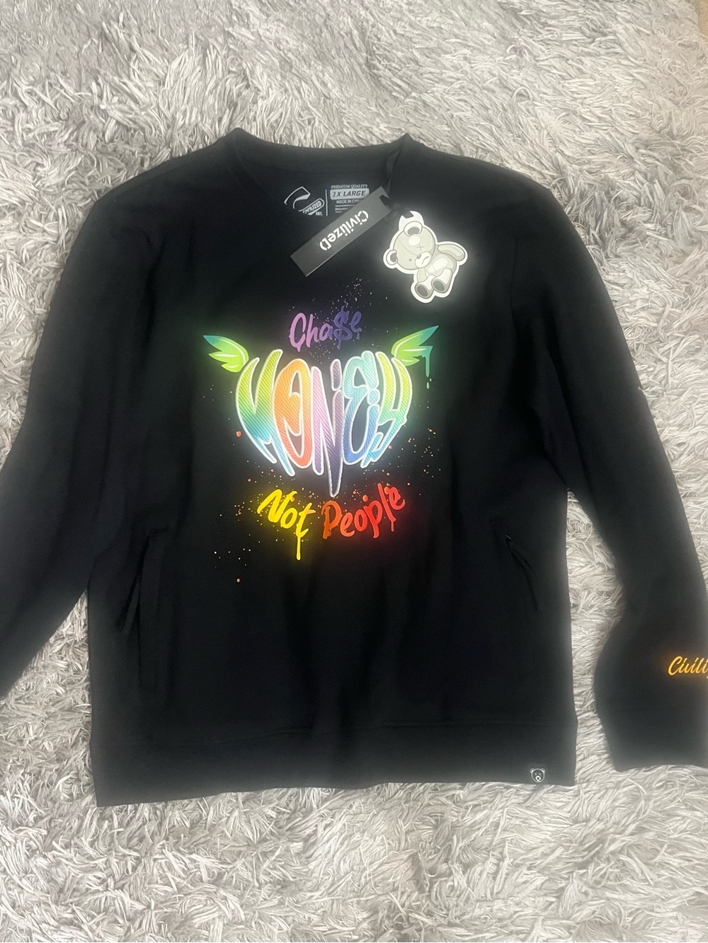 Men’s Civilized Graphic Sweatshirt Size 2XL NWT